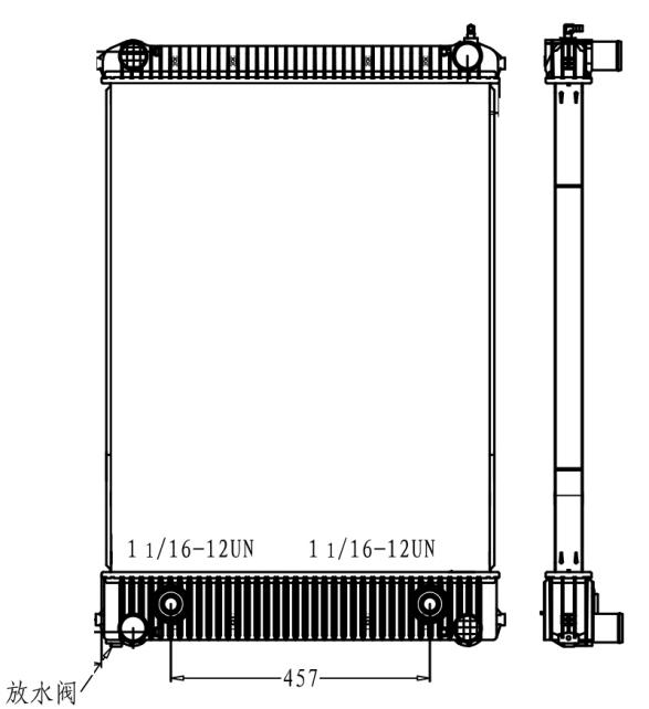 FREIGHTLINER | STERLING RADIATOR: 2005 - 2007 ACTERRA Q: 2003 - 2007 M2, MM, 106 BUSINESS MODELS