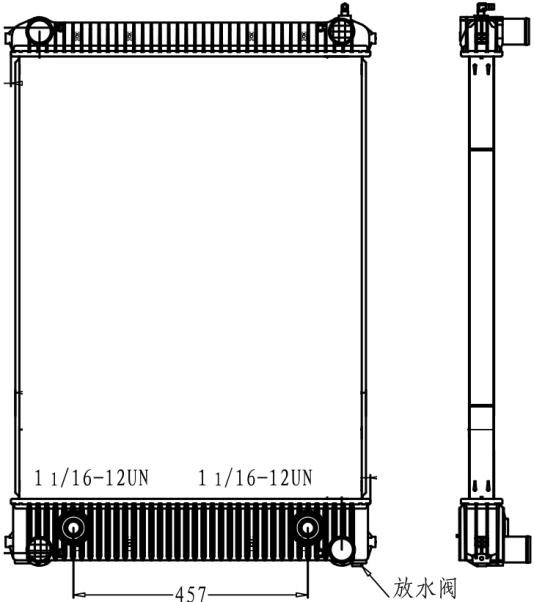 FREIGHTLINER | RADIATOR:STERLING 2003-2007 M2, FL106: ACTERRA