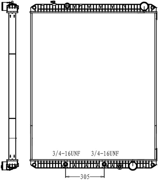 FREIGHTLINER RADIATOR:Freightliner Cascadia