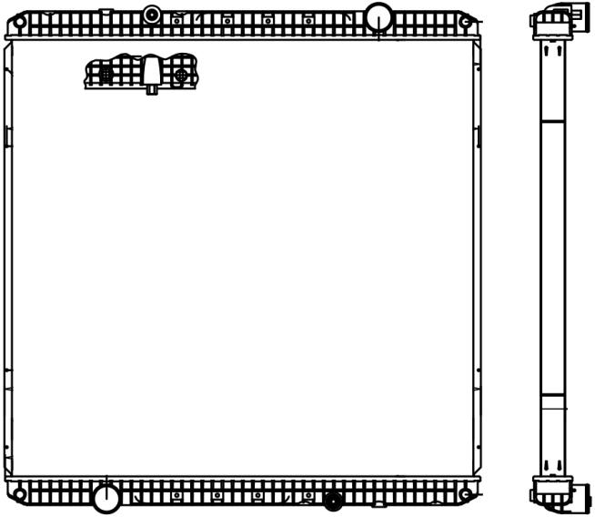 WESTERN STAR RADIATOR:Western Star 4900SA EX FA 2008-2013