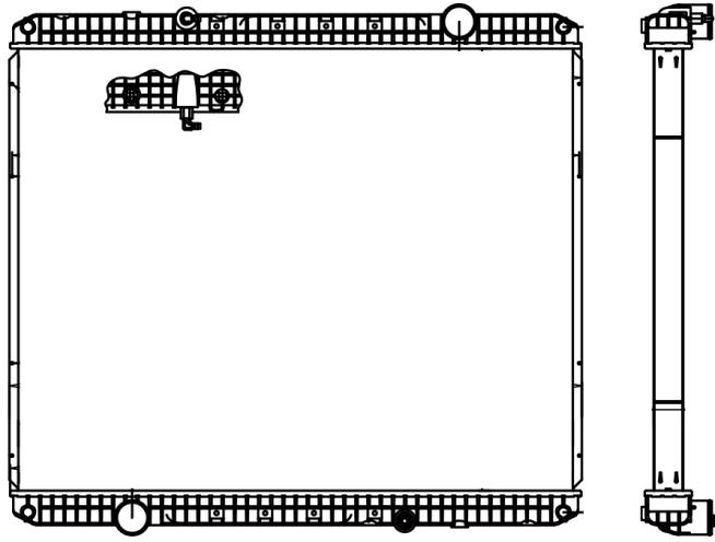 WESTERN STAR/Freightliner Cascadia Radiator