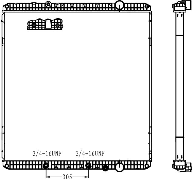 Western Star 4900 Radiator 2008-2011