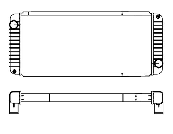 PETERBILT | KENWORTH RADIATOR: 2004-2007 335, 340: 2003-2007 330: 2003-2007 T300