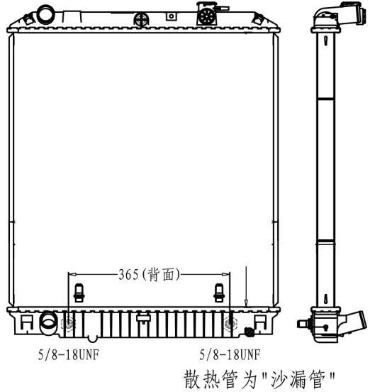 GM | ISUZU RADIATOR: 2004 - 2010 ISUZU NPR, NQR, NRR: 2004 - 2010 GM W-SERIES